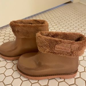 Mini melissa boots size 10 toddler